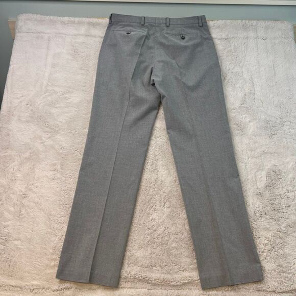 Banana Republic Dress Pants Mens 33x34 Gray Tailored Fit Viscose Lightweight - Picture 8 of 9